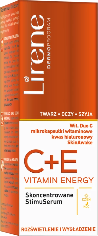 Koncentriran stimulativni serum z vitamini C+E Lirene, 30 ml