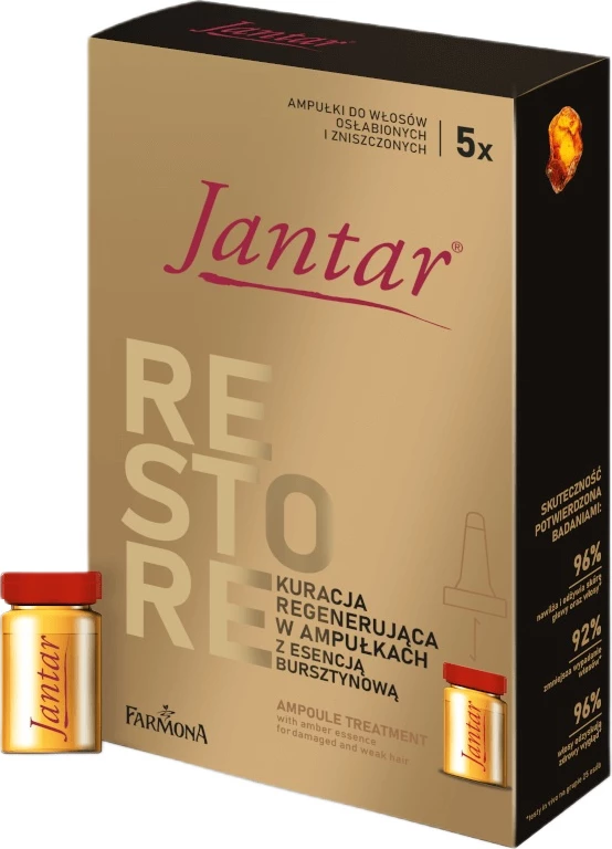 Intenzivno zdravljenje las Farmona Jantar za ženske, 5x5 ml
