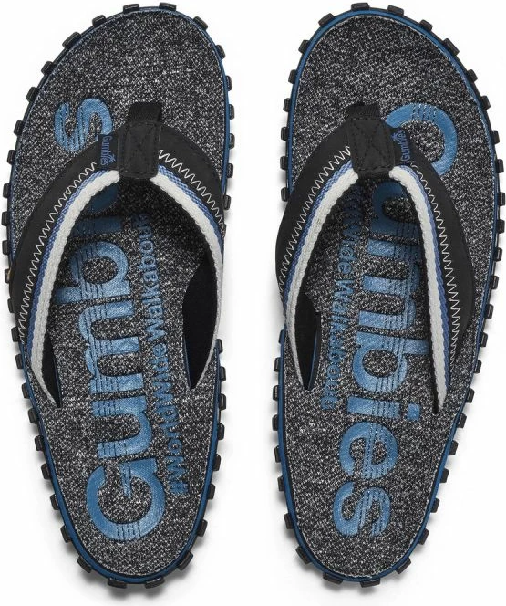 Flip-flop sandalije Gumbies za moške, grafit