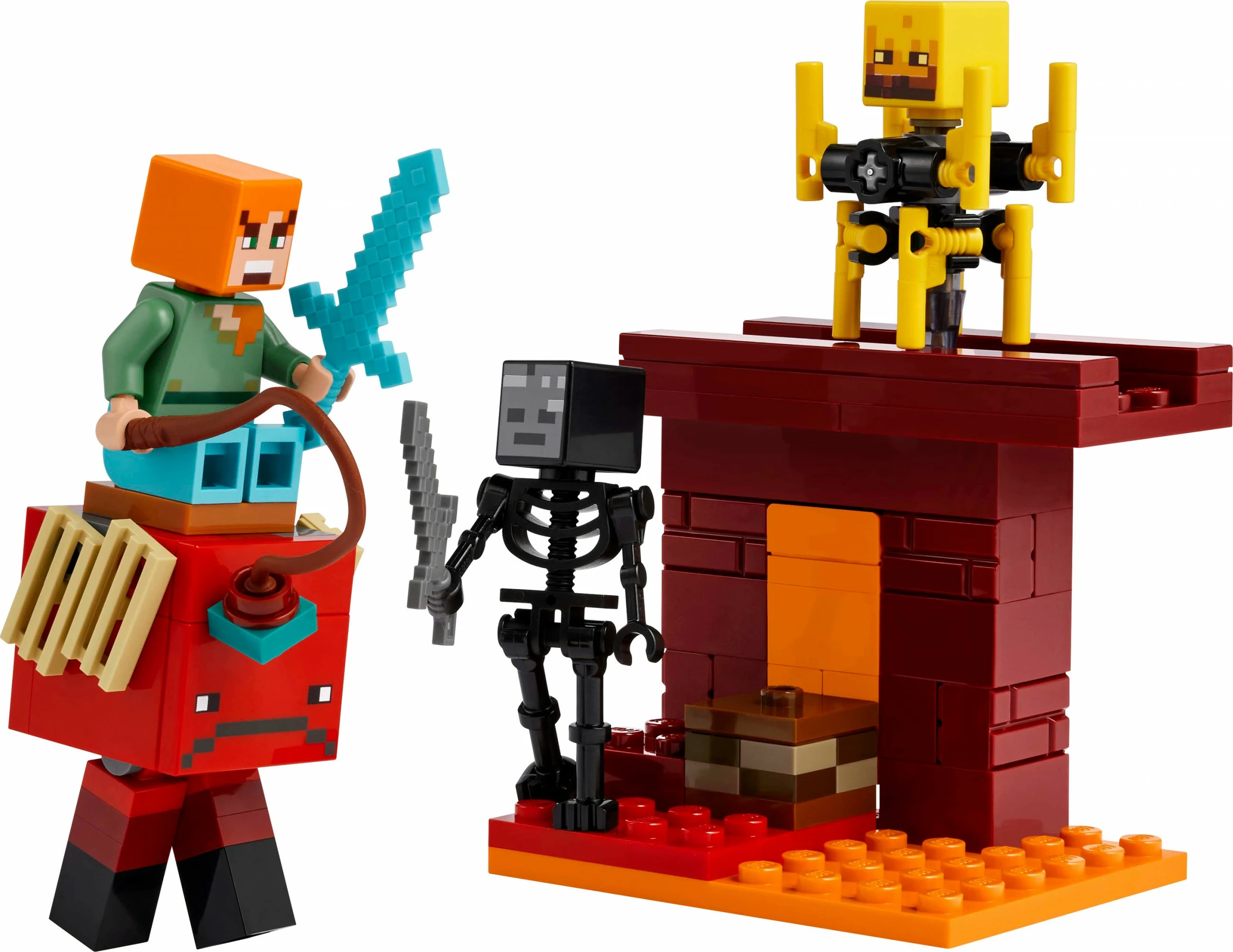 Set za gradnjo LEGO Minecraft 21266, 99 delov, večbarven