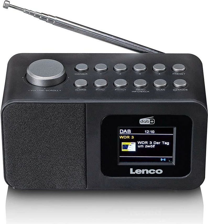 Radio DAB+ in FM Lenco CR-625BK, črn Radio DAB+ in FM Lenco CR-625BK, črn