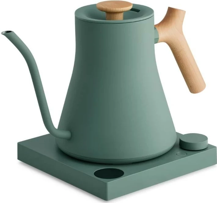 Električni čajnik, Fellow Stagg EKG PRO, 0,9 L, zeleno/rjav