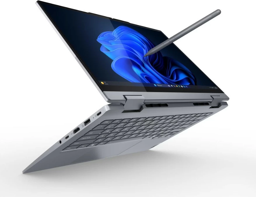 Prenosnik 2-v-1, 14" zaslon na dotik, Intel Core Ultra 5 225U, 16 GB RAM, 512 GB SSD, Luna Grey — Lenovo ThinkBook 14 G5