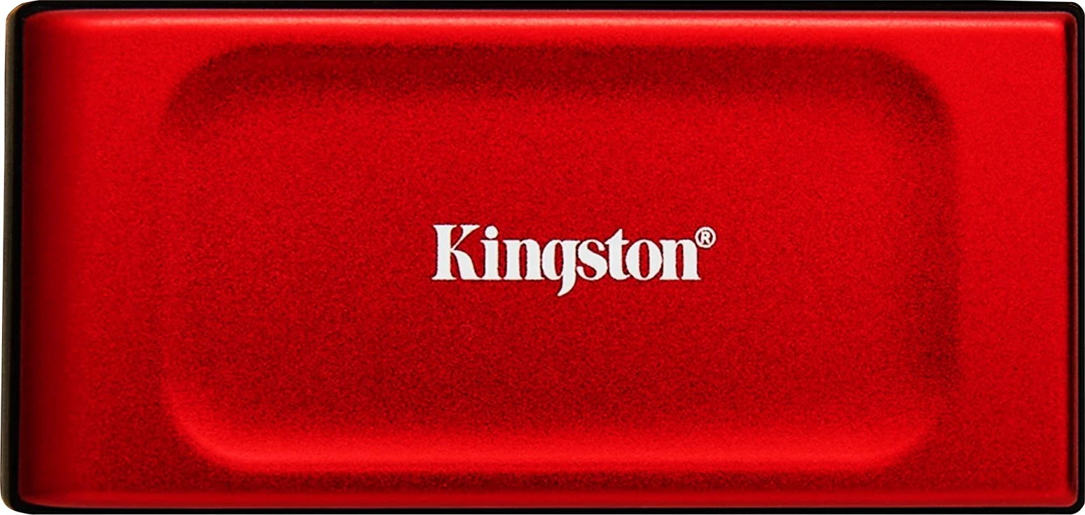 Zunanji SSD disk Kingston XS1000, 1TB, USB 3.2 Gen 2, rdeč