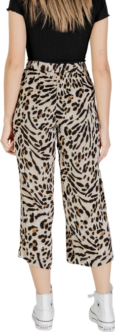 Leopard vzorčaste ženske hlače, Ichi, bež