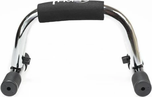 Dvojne ročne opore za vadbo, HMS, črne in srebrne