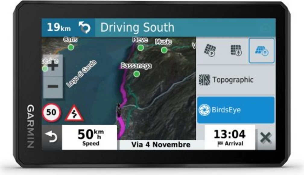 Navigacijska naprava, zaslon na dotik, odporna na vremenske vplive, črna, Garmin 010-02296-10, za motorna kolesa/vozila