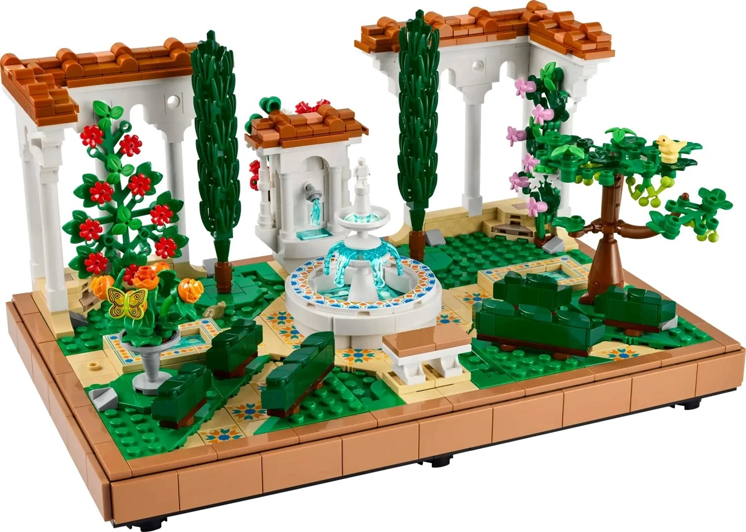 Vrt z vodnjakom LEGO ICONS 10359 Fountain Garden