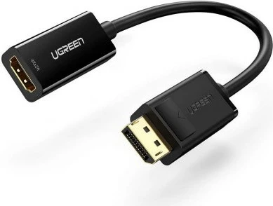 Adapter DisplayPort v HDMI Ugreen, 0,25 m, črn