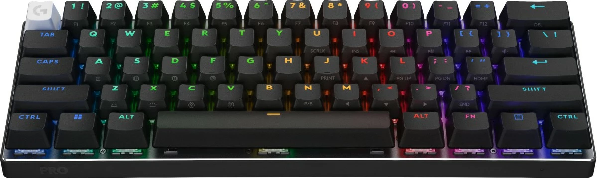 Tipkovnica za igre Logitech PRO X 60 TKL LIGHTSPEED, brezžična, črna