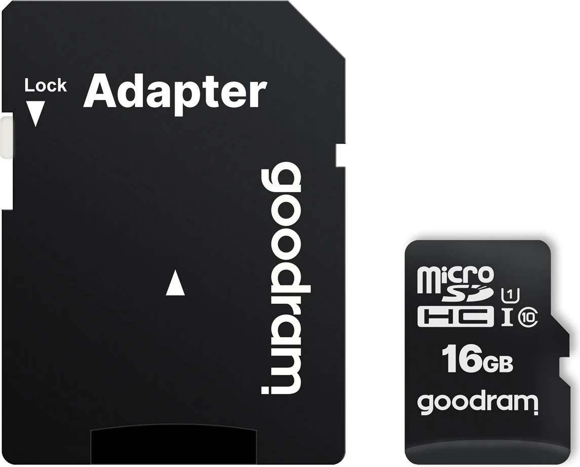 Kartica za shranjevanje Goodram M1AA-0160R12, 16 GB, črna