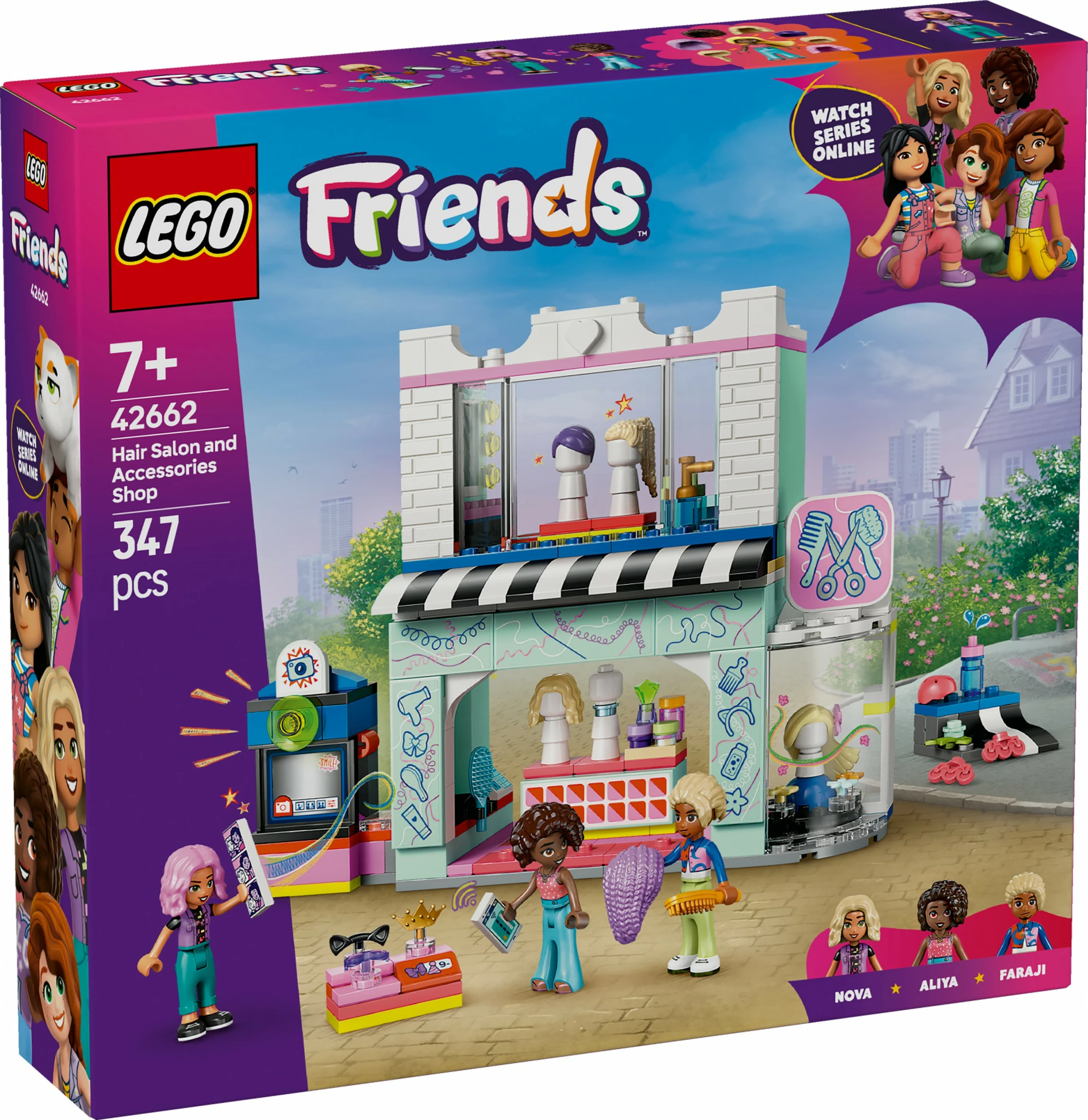 Set za gradnjo frizerski salon LEGO Friends 42662, 347 delov, večbarven
