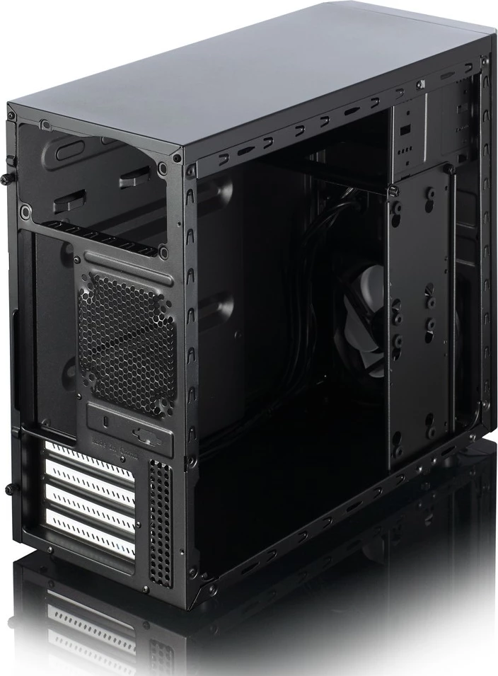 Računalniško ohišje Fractal Design Core 1100, Mini stolp, Micro ATX/Mini ITX, črn