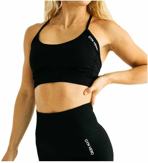 Športne spodnje hlače za ženske GymHero, črne