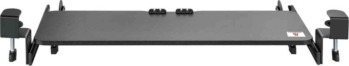 Držalo za tipkovnico pod mizo, nastavljivo, črno Maclean MC-462