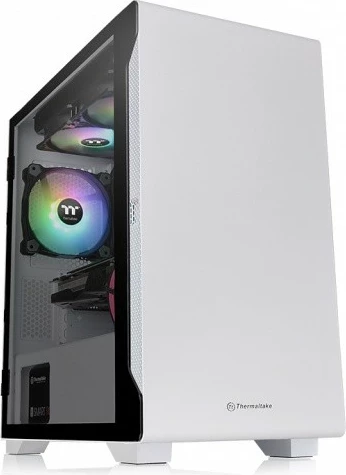 Mikrotower ohišje Thermaltake S100, kaljeno steklo, belo