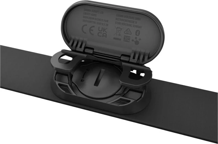 Monitor srčnega utripa Garmin HRM-Fit, Bluetooth/ANT+, črn