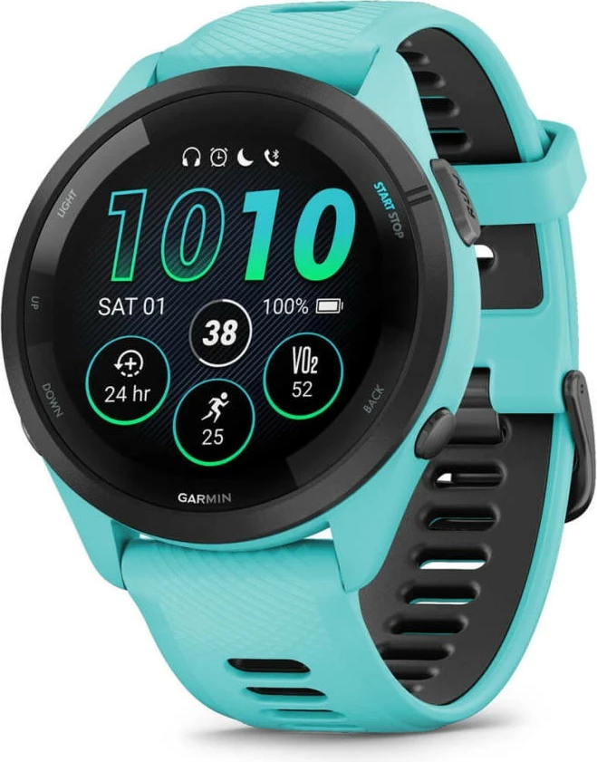 Pametna ura z AMOLED zaslonom Garmin Forerunner 265, 8 GB, GPS, modra