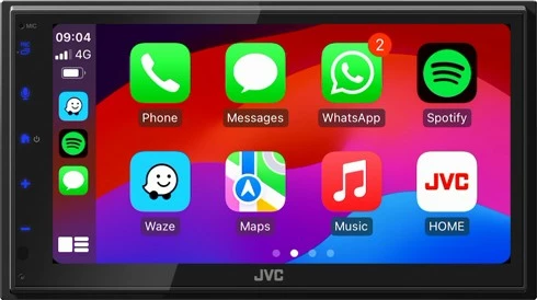 Multimedijski predvajalnik 6,8" JVC KW-M595DBT, Bluetooth, Apple CarPlay, Android Auto, črn