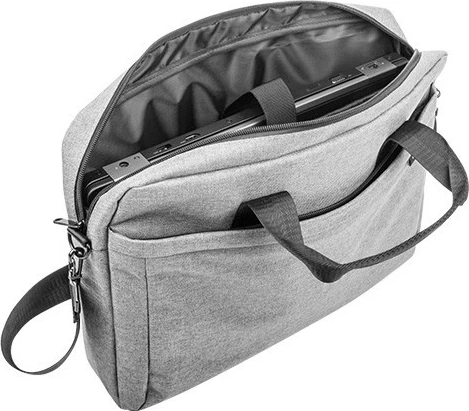 Torba za prenosnik Natec Mustela NTO-0766, 15,6", najlon, siva