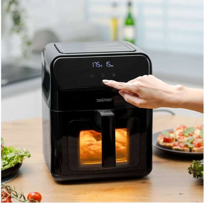 Friteza brez maščobe Zelmer ZAF6500, črna