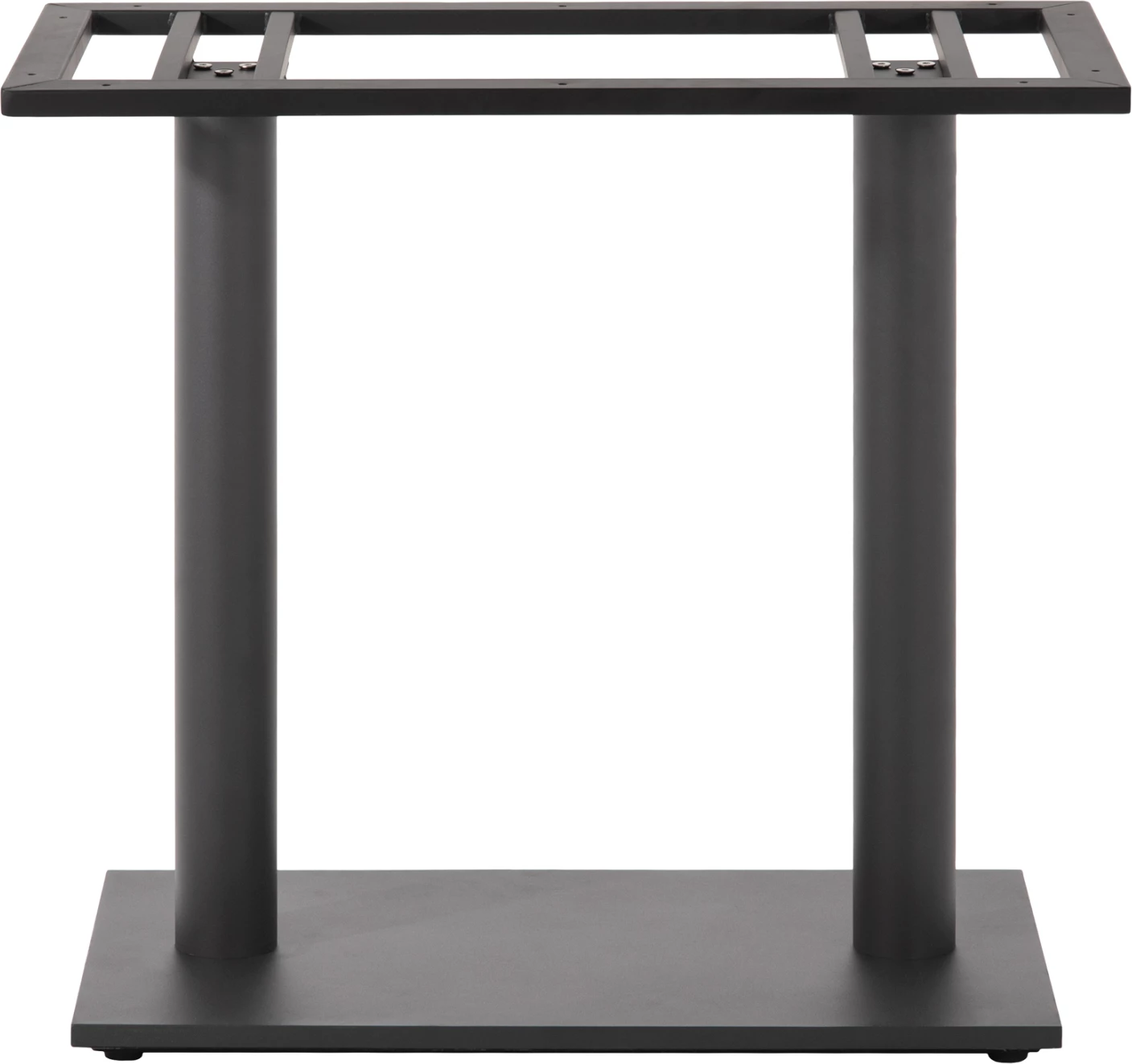 Osnova za mizo FH435.20 kovinska dvojna v mat sivi z nastavljivimi višinami 40Χ70Χ72Hcm