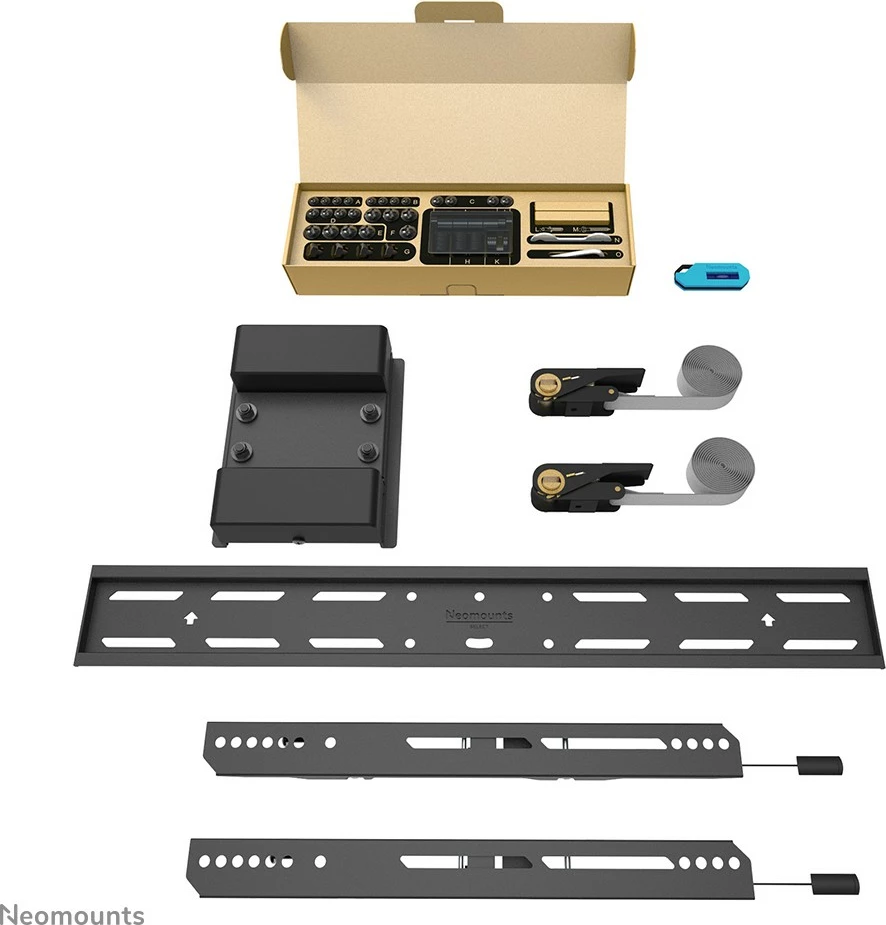 Nosilec za TV na stebriček 40–75 in, Neomounts WL30S-910BL16, fiks, črn Nosilec za TV na stebriček 40–75 in, Neomounts WL30S-910BL16, fiks, črn