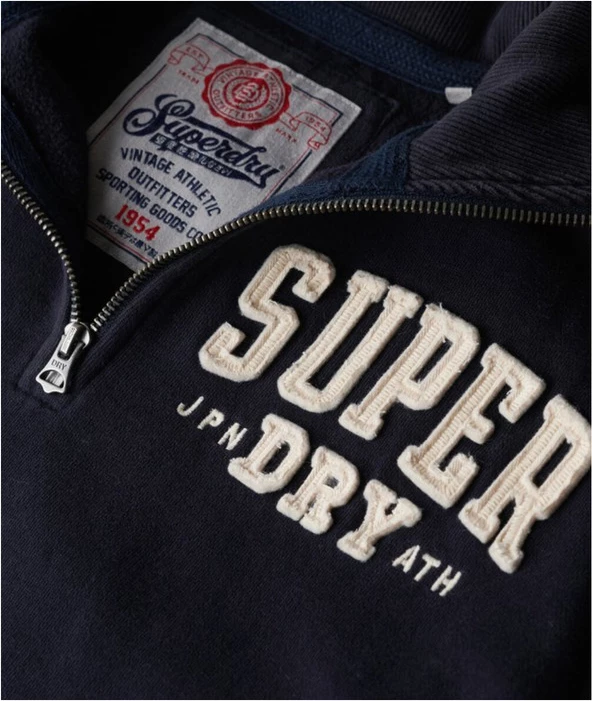 Duks, 100% bombaž, modra - Superdry, moški