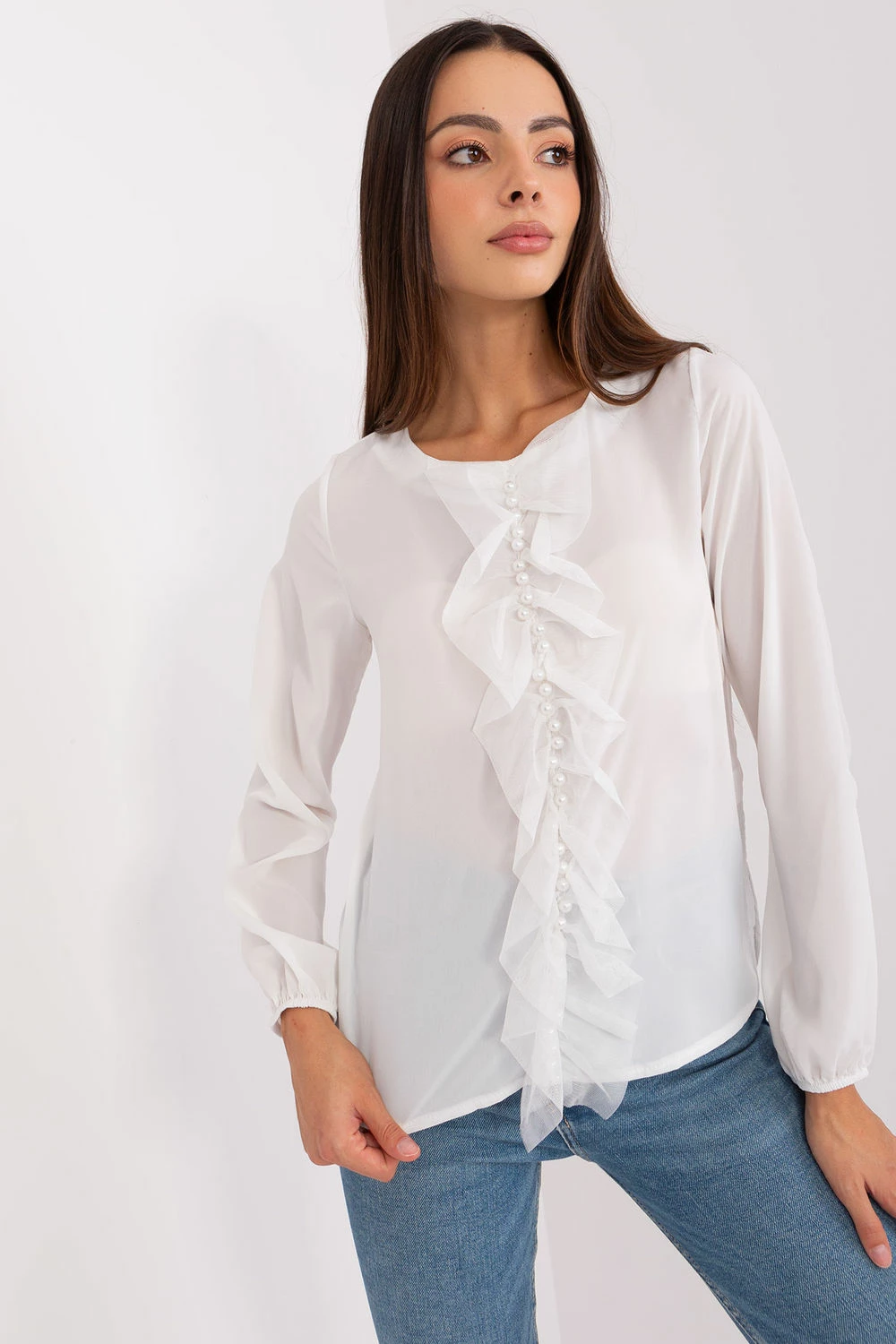 Elegantna bluza Lakerta 216399, ženske, bež