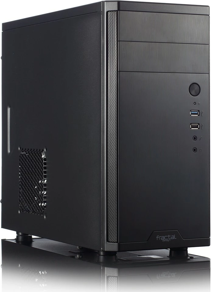 Računalniško ohišje Fractal Design Core 1100, Mini stolp, Micro ATX/Mini ITX, črn