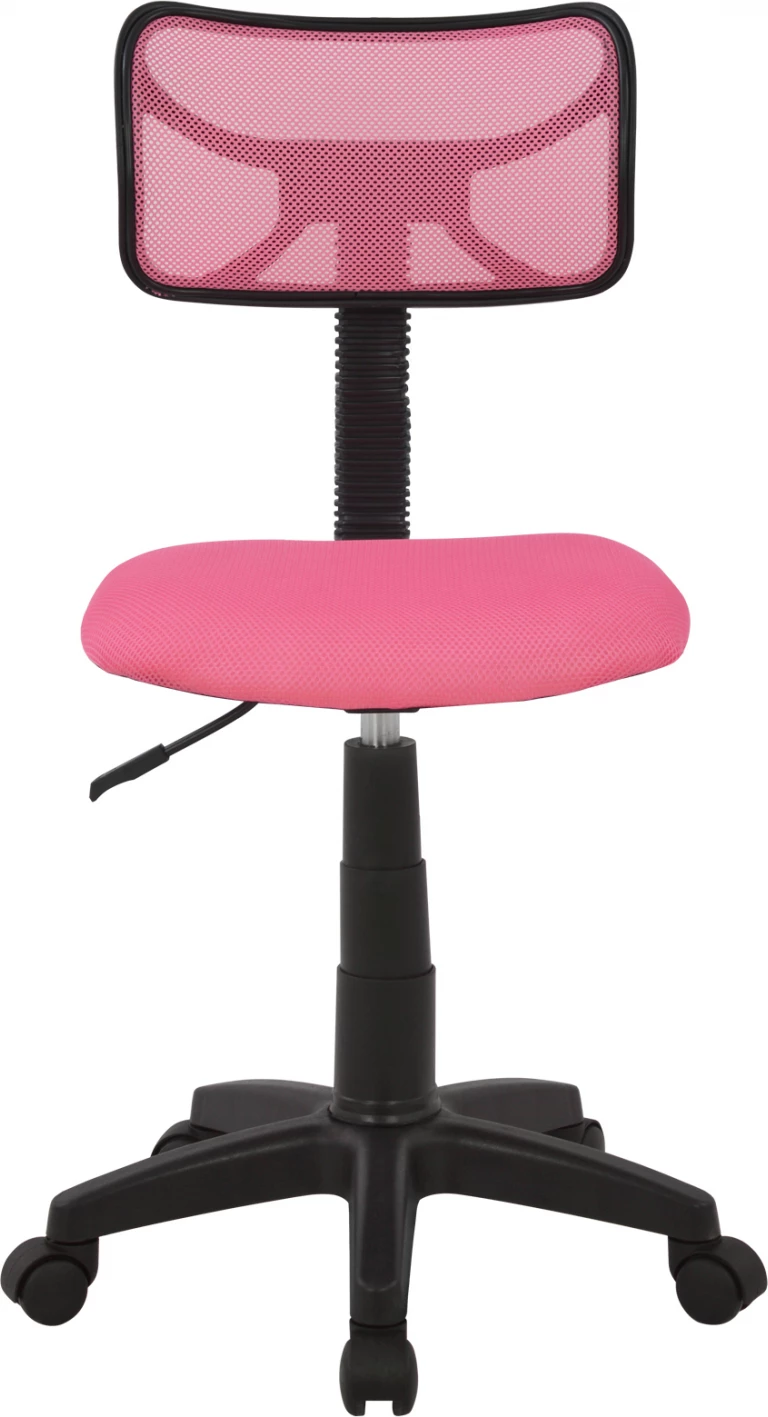 Pisarniški stol FH1026.05 roza z mrežasto tkanino 40,5x50,5x91,5 cm