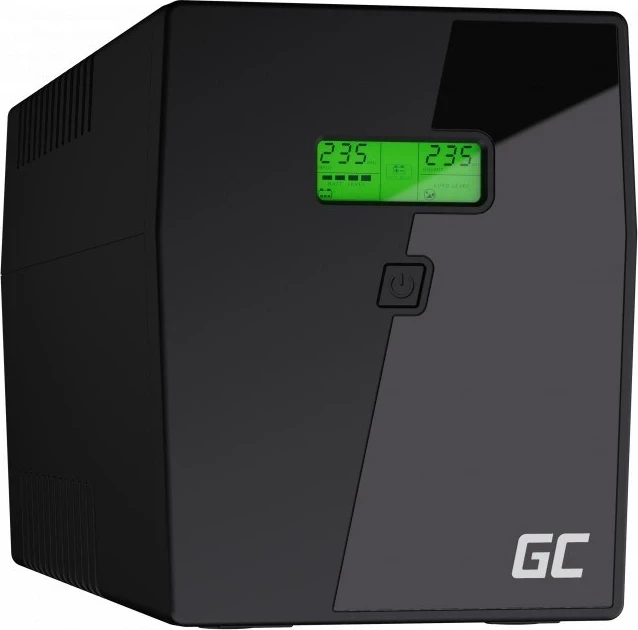 Neprekinjeno napajanje 1500 VA (900 W), Green Cell UPS04, črno