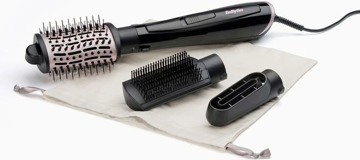 Vroča krtača za sušenje in stiliziranje las Babyliss STYLE SMOOTH 1000 AS128E, črna