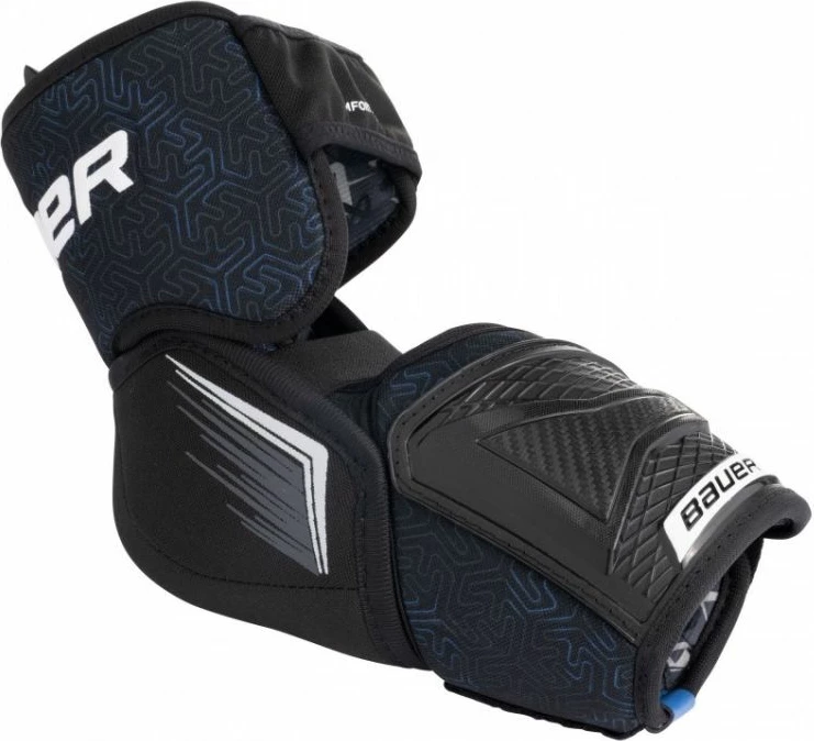 Mrežasta zaščita za komolec za hokej, Bauer, unisex, črni