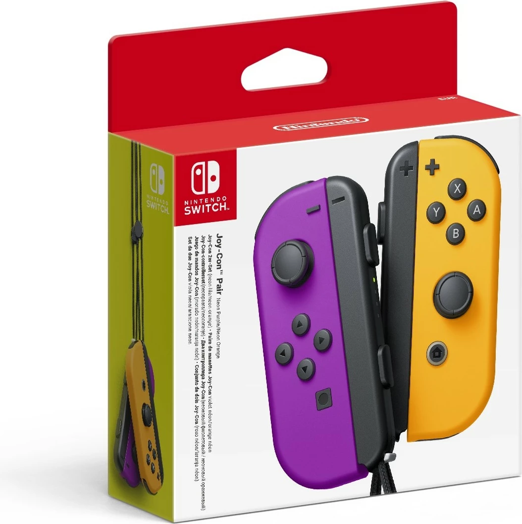 Brezžični komplet Joy-Con, 2 kosa, lila/oranžen, Nintendo Switch