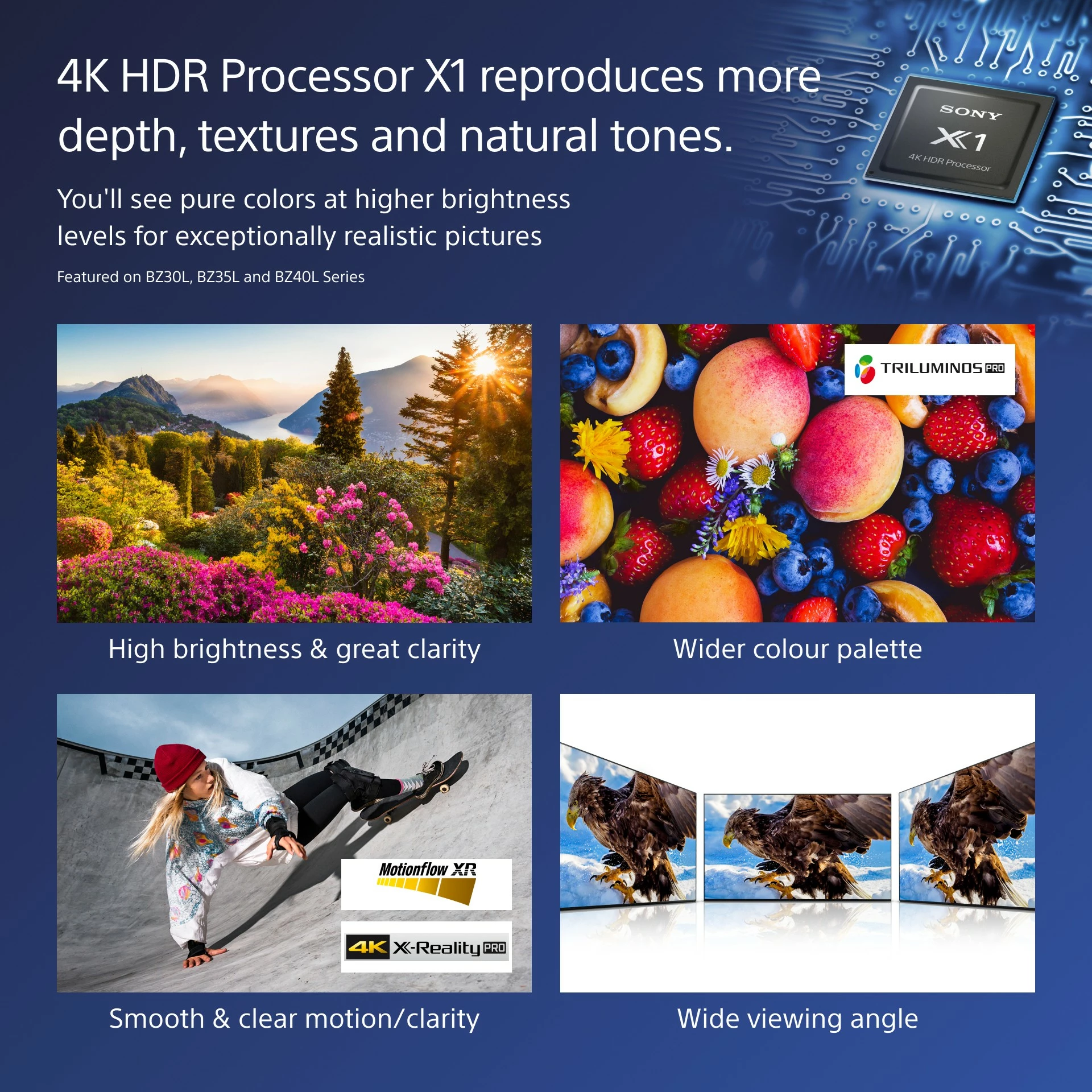 Družinski zaslon 85" 4K, Wi‑Fi, LCD Sony FW-85BZ40L