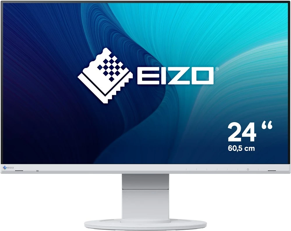 Monitor 23,8" Full HD IPS, EIZO FlexScan EV2460-WT, bel