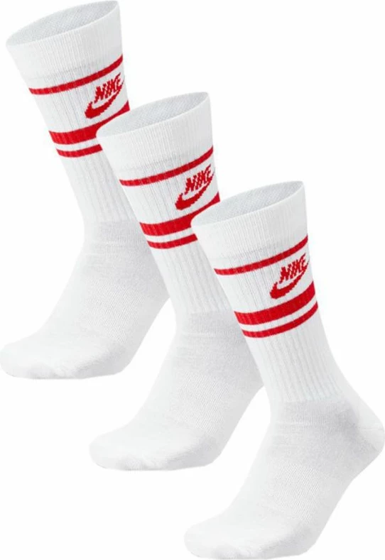 Nogavice bele in rdeče, Nike NK Nsw Everyday Essential CR DX5089/102