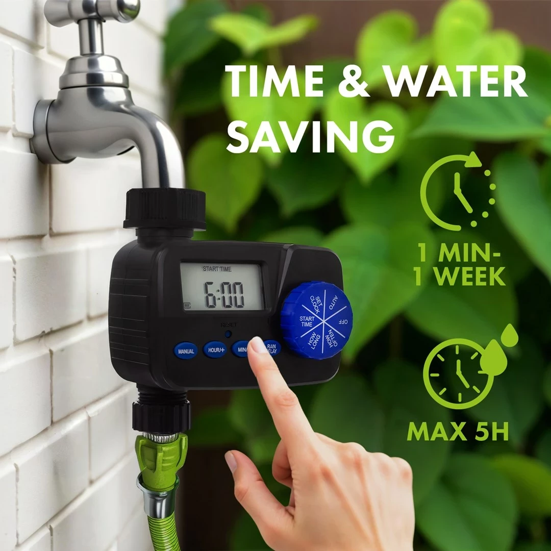 Elektronski kontroler za namakanje GreenBlue GB390, IP55, črn