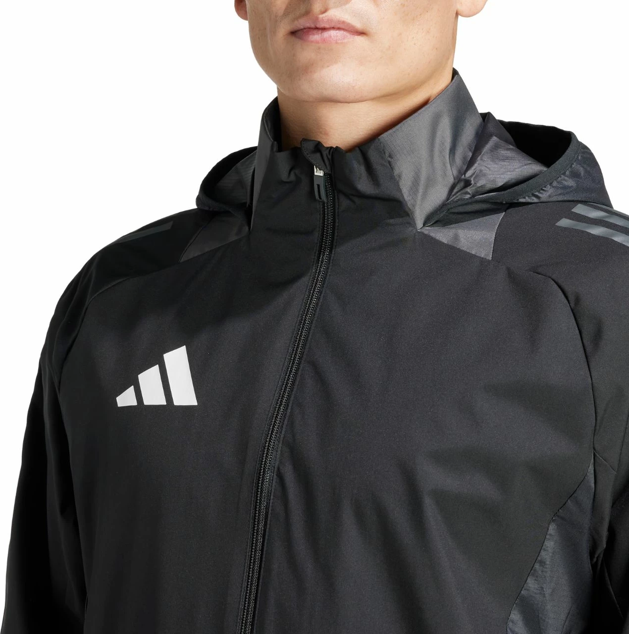 Dežna jakna za moške adidas, črna