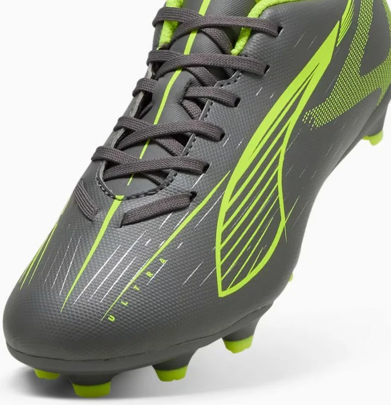 Futbalski copati za otroke, Puma Ultra 5 Play FG/AG Jr, sivi