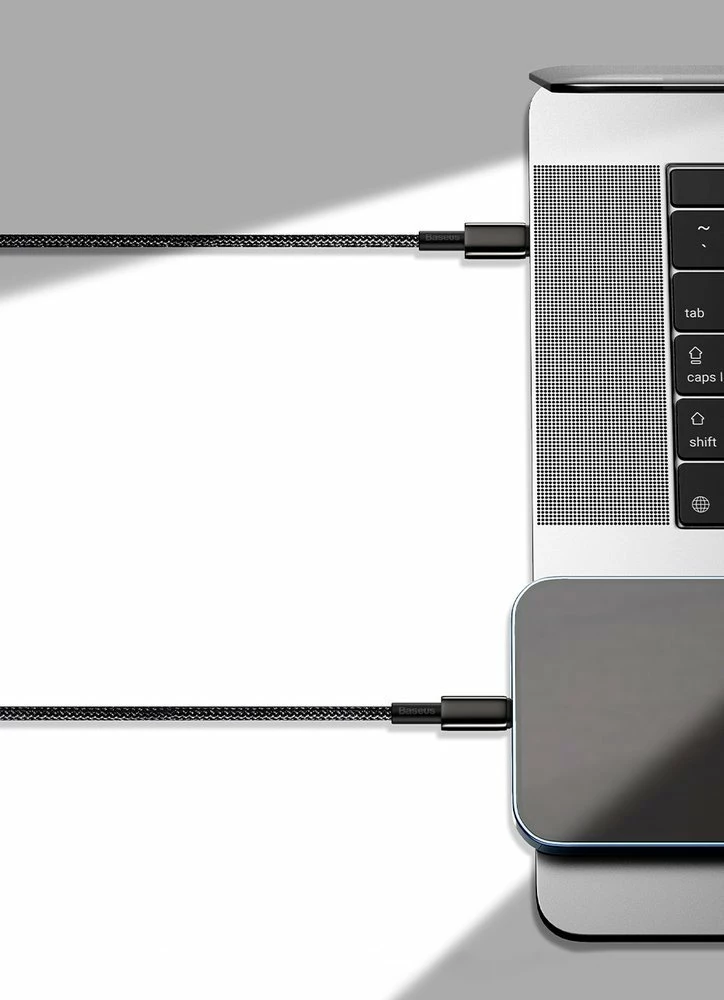 Kabel USB-C v Lightning, 1 m, 20 W, črn Baseus CATLWJ-01
