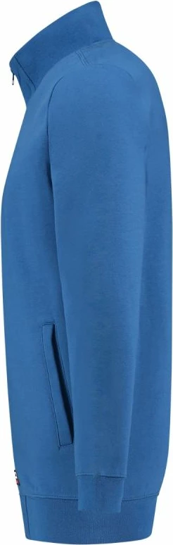 Pulover z zadrgo za moške, moder Tricorp