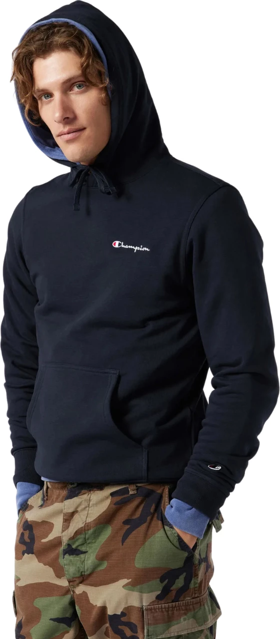 Džemper s kapuco Champion, navy, moški