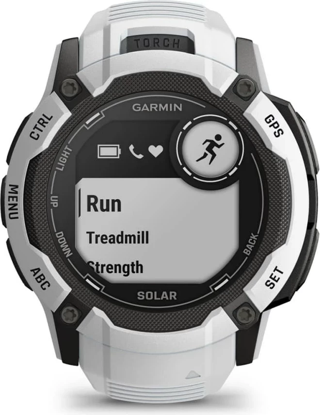 Pametna športna ura Instinct 2X Solar, Garmin, 50 mm, GPS, bela