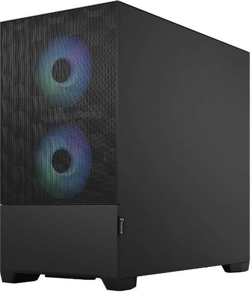 Računalniško ohišje Fractal Design Pop Mini Air RGB, Mini Tower, Micro ATX/Mini ITX, črno, kaljeno steklo