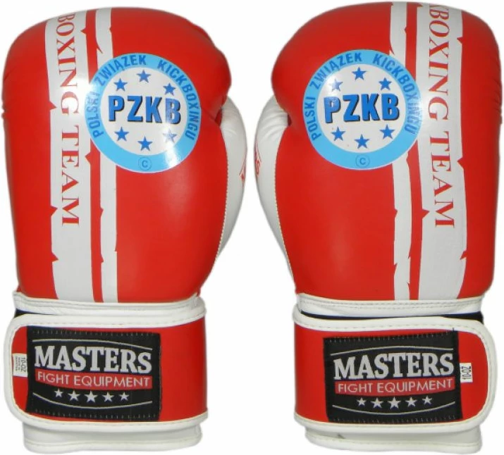 Boksarske rokavice za moške Masters, rdeče in modre