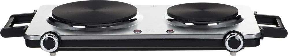 Dvojna odprta plošča iz nerjavečega jekla Clatronic DKP 3668 E, črna