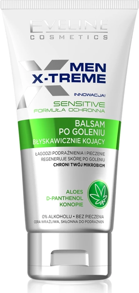 Balzam po britju za moške Eveline Cosmetics Men X-Treme Sensitive Rapid Soothing, 150 ml