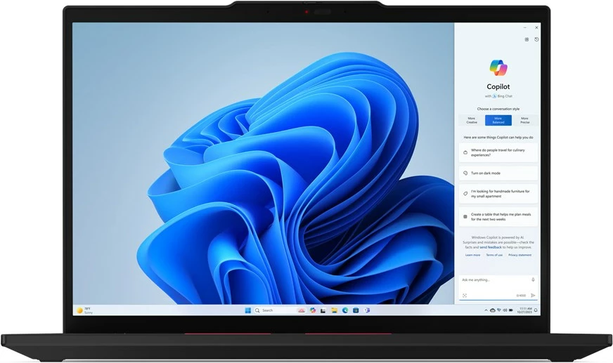 Prenosnik Lenovo ThinkPad T14 Gen 5, 14", Intel Core Ultra 7 155U, 16 GB RAM, 512 GB SSD, Windows 11 Pro, črn
